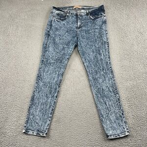 Judy Blue Jeans Womens 3XL Blue Acid Wash Skinny High Rise Stretch Denim 8184